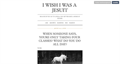 Desktop Screenshot of iwishiwasajesuit.tumblr.com