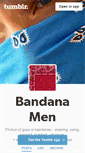 Mobile Screenshot of bandanamen.tumblr.com