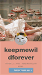 Mobile Screenshot of keepmewildforever.tumblr.com