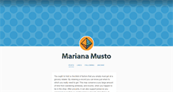 Desktop Screenshot of marianamusto.tumblr.com