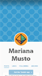 Mobile Screenshot of marianamusto.tumblr.com