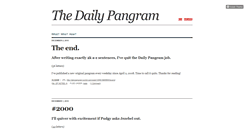 Desktop Screenshot of dailypangram.tumblr.com