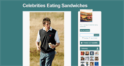Desktop Screenshot of celebritieseatingsandwiches.tumblr.com