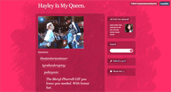 Desktop Screenshot of hayleyawesomekiyoko.tumblr.com