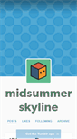 Mobile Screenshot of midsummerskyline.tumblr.com