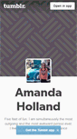 Mobile Screenshot of amandaholland.tumblr.com