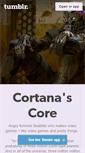 Mobile Screenshot of cor7ana.tumblr.com