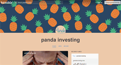 Desktop Screenshot of pandainvesting.tumblr.com