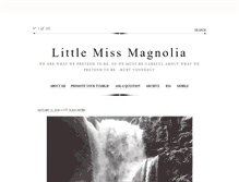 Tablet Screenshot of littlemissmagnolia.tumblr.com