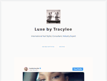 Tablet Screenshot of luxebytracylee.tumblr.com