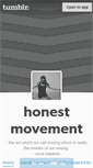 Mobile Screenshot of honestmovement.tumblr.com