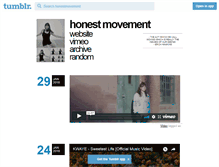 Tablet Screenshot of honestmovement.tumblr.com