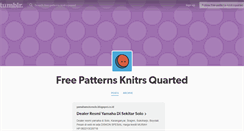 Desktop Screenshot of free-patterns-knitrsquared.tumblr.com