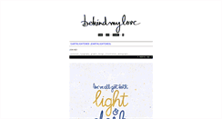 Desktop Screenshot of behindmylove.tumblr.com