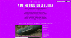 Desktop Screenshot of borderlineglitter.tumblr.com