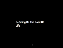 Tablet Screenshot of pedalingontheroadoflife.tumblr.com