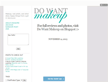 Tablet Screenshot of dowantmakeup.tumblr.com