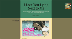 Desktop Screenshot of ilostyoulyingnexttome.tumblr.com
