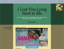 Tablet Screenshot of ilostyoulyingnexttome.tumblr.com