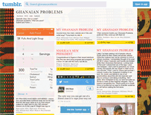 Tablet Screenshot of ghanaianproblems.tumblr.com