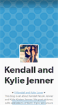 Mobile Screenshot of kylie-and-kendall-jenner.tumblr.com