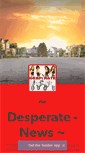 Mobile Screenshot of desperate-news.tumblr.com