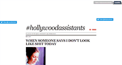 Desktop Screenshot of hollywoodassistants.tumblr.com