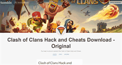 Desktop Screenshot of clashhack.tumblr.com