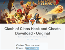 Tablet Screenshot of clashhack.tumblr.com