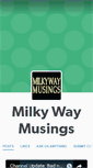 Mobile Screenshot of milkywaymusings.tumblr.com