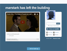 Tablet Screenshot of marstark.tumblr.com