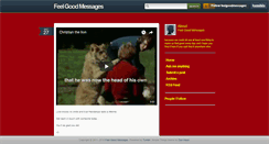 Desktop Screenshot of feelgoodmessages.tumblr.com