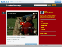Tablet Screenshot of feelgoodmessages.tumblr.com