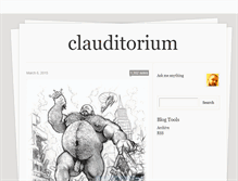 Tablet Screenshot of clauditorium.tumblr.com