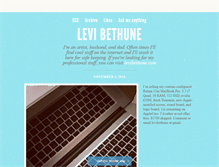 Tablet Screenshot of levibethune.tumblr.com