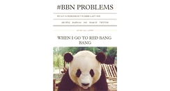 Desktop Screenshot of bbnproblems.tumblr.com