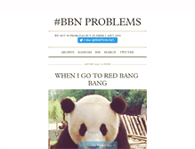 Tablet Screenshot of bbnproblems.tumblr.com