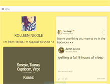 Tablet Screenshot of kolleennicole.tumblr.com