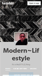 Mobile Screenshot of modern-lifestyle.tumblr.com