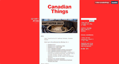 Desktop Screenshot of canadianthings.tumblr.com