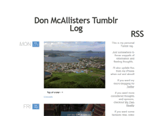 Tablet Screenshot of donmcallister.tumblr.com