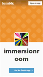 Mobile Screenshot of immersionroom.tumblr.com