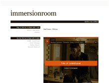 Tablet Screenshot of immersionroom.tumblr.com