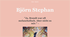 Desktop Screenshot of bjoernstephan.tumblr.com