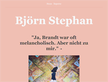 Tablet Screenshot of bjoernstephan.tumblr.com