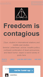 Mobile Screenshot of freedomiscontagious.tumblr.com