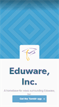 Mobile Screenshot of eduware.tumblr.com