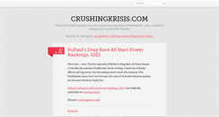 Desktop Screenshot of crushingkrisis.tumblr.com