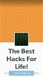 Mobile Screenshot of hacks.tumblr.com