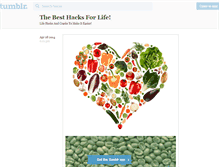 Tablet Screenshot of hacks.tumblr.com